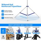 Heavy Duty Light Stand For Photography  10 5ft 320cm Adjustable Tripod