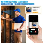 Tuya Wifi Doorbell 2-way Hd 1080p  Microsd cloud  Waterproof  1000mah Battery