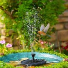 Solar Power Fountain Submersible Floating Water Pump Bird Bath Pond Garden Decor
