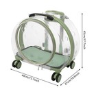 Portable Pet Carrier Bag Breathable Cat Dog Outdoor Travel Transparent Backpack