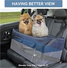  4pet Dog Car Seat     Booster Travel Seat For Medium large Dogs  2 Belts 