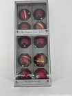 Vtg Poland Artisan Mouth Blown Glass 10 Christmas Ornaments  Handpainted Nice