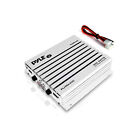 Pyle Plmra400 400 Watt 4 Channel Marine Boat Audio Amplifier  White  2 Pack 