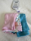 Gerber 3-pack Baby Girls Pink  Blue    Floral Leggings  Newborn Nip
