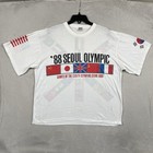 Vintage Seoul 1988 Olympics Shirt Mens Large Single Stitch Graphic Tee Rare 80s