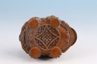 Fortune Chinese Boxwood Hand Carving Pixiu Statue Figure Collectable Art Gift