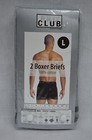 2 New Proclub Boxer Briefs Black gray Men Underwear Shorts Pro Club S-7xl 2pc
