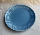 Vintage Bauer Pottery     13    Round Serving Platter Delph Blue Ex Shape