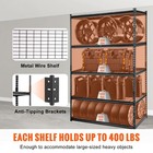 Storage Shelving Unit Garage Storage Rack 5-tier Adjustable 2000 Lbs Load