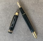 High Grade Olympic Chamonix Resin Series Green gold Color M Nib Fountain Pen