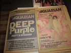 Lot Of 6 Vintage Rock And Roll Magazine Aquarian Weekly 1976