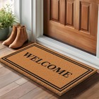 Front Door Mat Welcome Outdoor Indoor Heavy Duty Doormat Rug For Entrance Floor