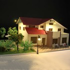 10pcs Model Hanging Lamp 1 87 Outdoor Wall Goose Neck Light Ho Scale Warm Led