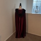 Halloween Burgundy Baroness Renaissance Game Of Thrones Red Woman Inspired Cape 