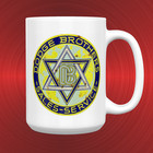 Antique Dodge Brothers Sales And Service Sign Large 15 Oz  2 Sided Ceramic Mug