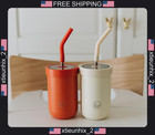 Stainless Steel Toddler Sippy Cups With Straws And Lids Set Of 2