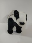 Hansa Stuffed Animal Badger 17  Plush Toy  Life Like Black White Grey