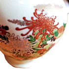 Vtr 1940 Japanese Satsuma Gold Floral Porcelain Jar Vase Japan 3  Hand Painted