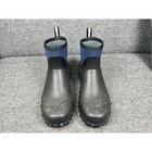 Hisea Mens Ankle Muck Boots Black Navy Blue Waterproof Rubber Neoprene Size 13