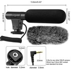 Camera Microphone  Video Microphone For Dslr Close Interview Shotgun Mic For    