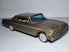Vintage 60s Yonezawa Tin Litho Ford Galaxie Friction Toy Car Made In Japan Rare