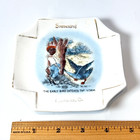 Marietta    Ohio Oh - Early Bird Catches  - Antique Souvenir China Dish Plate