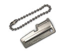 Original Us Army Issue P38 Can Opener  And 4    Dog Tag Chain Us Shelby Co 