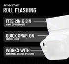Amerimax Home Products  2 In  X 3 In  White Vinyl Downspout Gutter A-elbow M0627