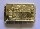 Israel Mossad Operation Grim Beeper Commemorative Medal 430g 55x85mm Gold Plated