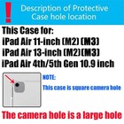 Flip Stand Case Leather Cover For Ipad 5 6 7 8 910 11th A16 Mini Air Pro 11  13 