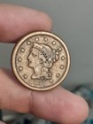 1851 Braided Hair Large Cent