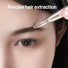 Premium Round Head Tweezers For Eyebrow   Facial Hair Removal Precision Clips