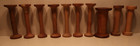 8 Antique Industrial Wooden Spools  _ A  Migel  Others   2 Other Spools