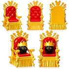 2 Pcs Dice Jail And Crit Crown  Lucky Throne Miniature Throne Chair For Dice 
