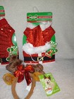 Dog Christmas Costume Lot   X Mas Pet Costume Lot Sz Small Petco Dog Costumes 