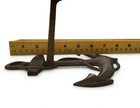Vintage Cast Iron Anchor Decor W  Hanging Arm Nautical