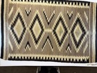 Atq Navajo Rug Native American Indian Teec Nos Pos Klagetoh Weaving 46x30 