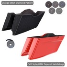 Saddlebag Liners Carpet Insert For Harley Touring 2014-2021 Orange
