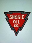 Vintage Embroidered Automotive Gasoline Patch Unused - Shosie Oil Co 
