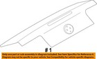 Ford Oem 10-12 Mustang Trunk Lid Lid Components-trunk Lid Ar3z6340110c