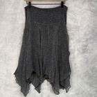 Vtg Y2k 90s 100  Silk Handkerchief Skirt Womens Sz 6 Fairy Grunge  Whimsigoth