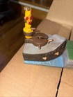 Vintage Reproduction Book Of Knowledge Cast Iron Cannon Mechanical Bank  