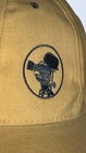 Rare Unworn Vintage Panavision Film Crew Hat Cap Tan W Camera Logo   Metal Plate