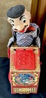 Vintage 1952 Mattel Stock  460 Wind Up Organ Grinder Jack In The Box W monkey
