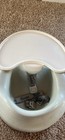 Bumbo Infant Floor Seat Model W  Tray   Safety Straps In Gray And White