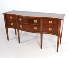 Antique Federal Style Mahogany Estate Sideboard Credenza Buffet Server