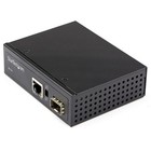 Startech Poe  Industrial Fiber To Ethernet Media Converter 60w - Sfp To Rj45 -