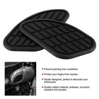 Universal Motorcycle Fuel Tank Traction Pad Protector Vintage Knee Grip Black
