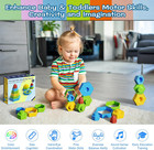 Baby Stacking Toys Building Blocks For Babies 6 9 12 18 Months  Toddler Montesso