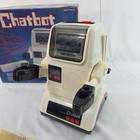 Tomy 1985 Chatbot Battery Operated Remote Control Robot W  Box No  5404 Untested